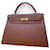 Hermès hermes kelly 32 Brown Leather  ref.945857