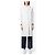 Abrigo de lino a rayas blanco y azul Mackintosh Loro Piana Storm System - vista 3