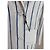 Abrigo de lino a rayas blanco y azul Mackintosh Loro Piana Storm System - vista 5