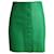 Sandro Louna High-Waisted Skirt in Green Sheepskin Leather  ref.946610
