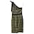 Autre Marque Vestido de encaje de macramé con un solo hombro en poliéster negro de Boutique Moschino  ref.946685