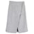 Acne Studios Panna Asymmetric Zip Midi Skirt in Grey Wool  ref.946735