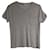 Brunello Cucinelli T-shirt à col en V avec poche et mélange en cachemire beige Laine  ref.946788