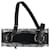 Kleine Fendi Runaway Shopper-Tasche aus schwarzem und transparentem Vinyl und Leder  ref.946815