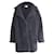 Sandro Paris Faux Fur Coat in Black Acrylic  ref.946910