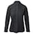Chemise boutonnée dissimulée Miu Miu en laine gris foncé Noir  ref.946944