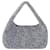 Donna Karan Mini Crystal Mesh Armpit Bag - Kara - Polyester - Blue Pixel  ref.947003