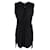 Isabel Marant Mini robe sans manches à cordon de serrage en coton noir  ref.947039