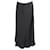 Max Mara Bias Cut Midi Skirt in Black Acetate Cellulose fibre  ref.947042