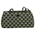 Prada Symbole Shoulder Bag in Green/Black Jacquard and Leather  ref.947082