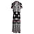 Temperley London Flux Midi Dress in Black Viscose Cellulose fibre  ref.947085