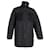 Love Moschino – Kristallverzierter, gesteppter Shell-Mantel aus schwarzem Polyester  ref.947104