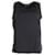 Top Sans Manches Max Mara en Soie Noire  ref.947110