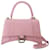Hourglass Small Bag - Balenciaga - Leather - Powder Pink Pony-style calfskin  ref.947136