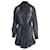 IRO Sheer Detail Mini Dress in Black Rayon Cellulose fibre  ref.947142