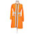 Karen Millen Dresses Orange Viscose Polyamide  ref.947311