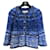 Chanel 12Jaqueta de tweed com fita K$ Grécia Azul  ref.947990