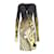 Roberto Cavalli Kleid mit Animalier-Print und Reißverschluss vorne Mehrfarben  ref.948125