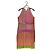 Fendi Seiden-Maxikleid Pink Grün Orange - Ansicht 2