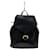 **Gianni Versace Black Leather Drawstring Backpack  ref.948211