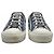 Baskets Dior J'adior Cannage en denim bleu matelassé & cuir blanc - vue 3