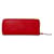 Louis Vuitton Zippy Wallet Cuir Rouge  ref.948618