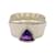 inconnue Yellow gold ring, amethyst. White gold  ref.948935