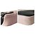 Pochette Chanel Cambon in pelle rosa e nera - vista 5