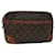 Louis Vuitton Monogram Compiegne 28 Clutch Bag M51845 LV Auth 43951 Cloth  ref.949111