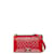Chanel Borsa con patta Le Boy classica media Rosso Pelle  ref.949218