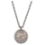Hermès VINTAGE HERMES NECKLACE EARTH OF THE WORLD PENDANT 66 METAL STEEL PENDANT NECKLACE Silvery  ref.949434