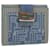 FENDI Zucca Canvas Wallet Denim Blue Auth yk7166 Cloth  ref.949576