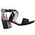 Sandali Gianvito Rossi Portofino in camoscio nero - vista 2