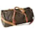 Polochon Louis Vuitton bolsa de viaje XXL 70 cm Castaño Lienzo  ref.948831