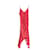 Haney Olivia robe en satin rouge à pois Polyester  ref.949195