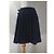 Falda de lana plisada negra Burberry Negro - vista 4