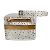 Chanel 2004 Vanity case quadrato in lucite trasparente con cristalli multicolori - vista 2
