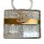 Chanel 2004 Vanity case quadrato in lucite trasparente con cristalli multicolori - vista 7