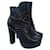 Just Cavalli Ankle Boots Black Leather  ref.949740