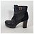 Stivaletti Filippa K in pelle e scamosciato nero - vista 2
