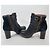 Stivaletti Filippa K in pelle e scamosciato nero - vista 5
