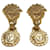 *Pendientes de oro de Gianni Versace Gold hardware  ref.950673