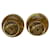 **Boucles d'oreilles dorées Gianni Versace avec pierre Bijouterie dorée  ref.950675