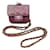 Chanel Roxo / Estojo para Airpods Pro de couro de cordeiro claro dourado com alça de corrente acolchoado iridescente / Bolsa  ref.950789