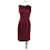 Autre Marque Robes Polyester Viscose Elasthane Bordeaux  ref.951138