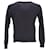 Suéter de tricô Prada com gola redonda em algodão preto  ref.951683