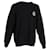 Everyday Balenciaga Pullover mit Rundhalsausschnitt und Logo auf der Brust aus schwarzer Baumwolle  ref.951688