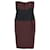 Victoria Beckham Strapless Panel Dress in Burgundy Silk Dark red  ref.951695