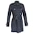 Trench coat Burberry Kensington Mid Heritage in cotone blu navy  ref.951733