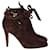 Jimmy Choo Marina Ankle Boots in Brown Suede  ref.951759
